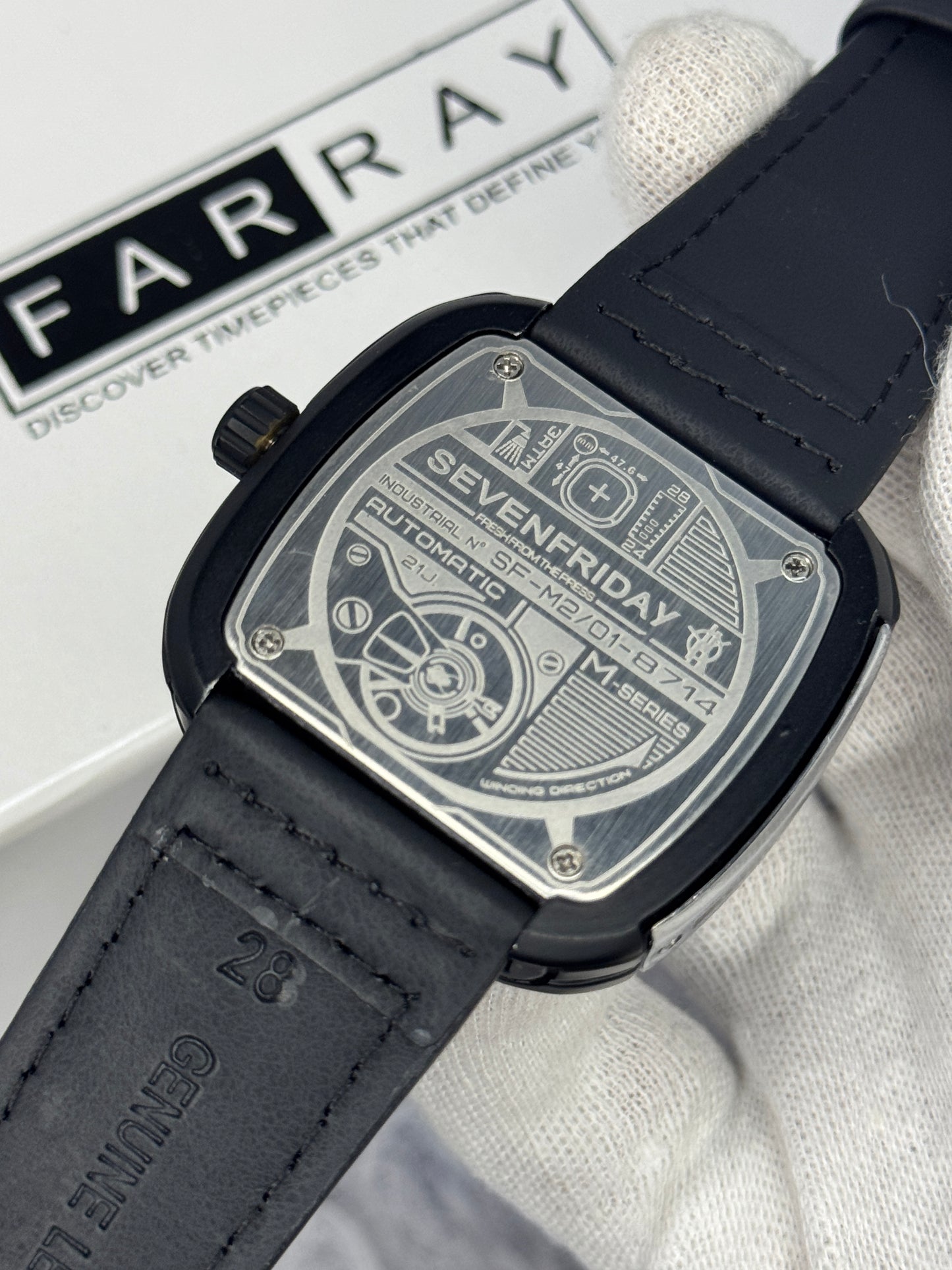 Seven Friday Leather Strap Watch