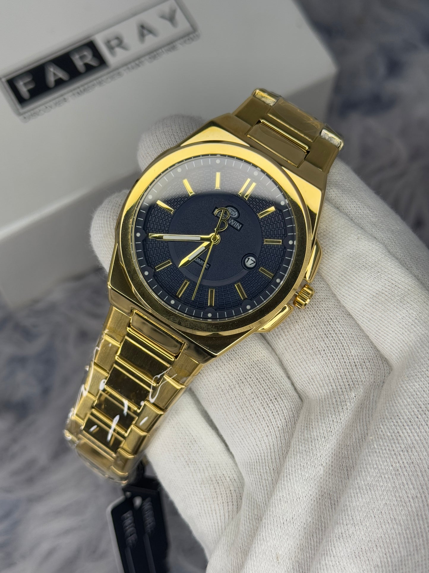 BESTWIN STEEL DATE WATCH