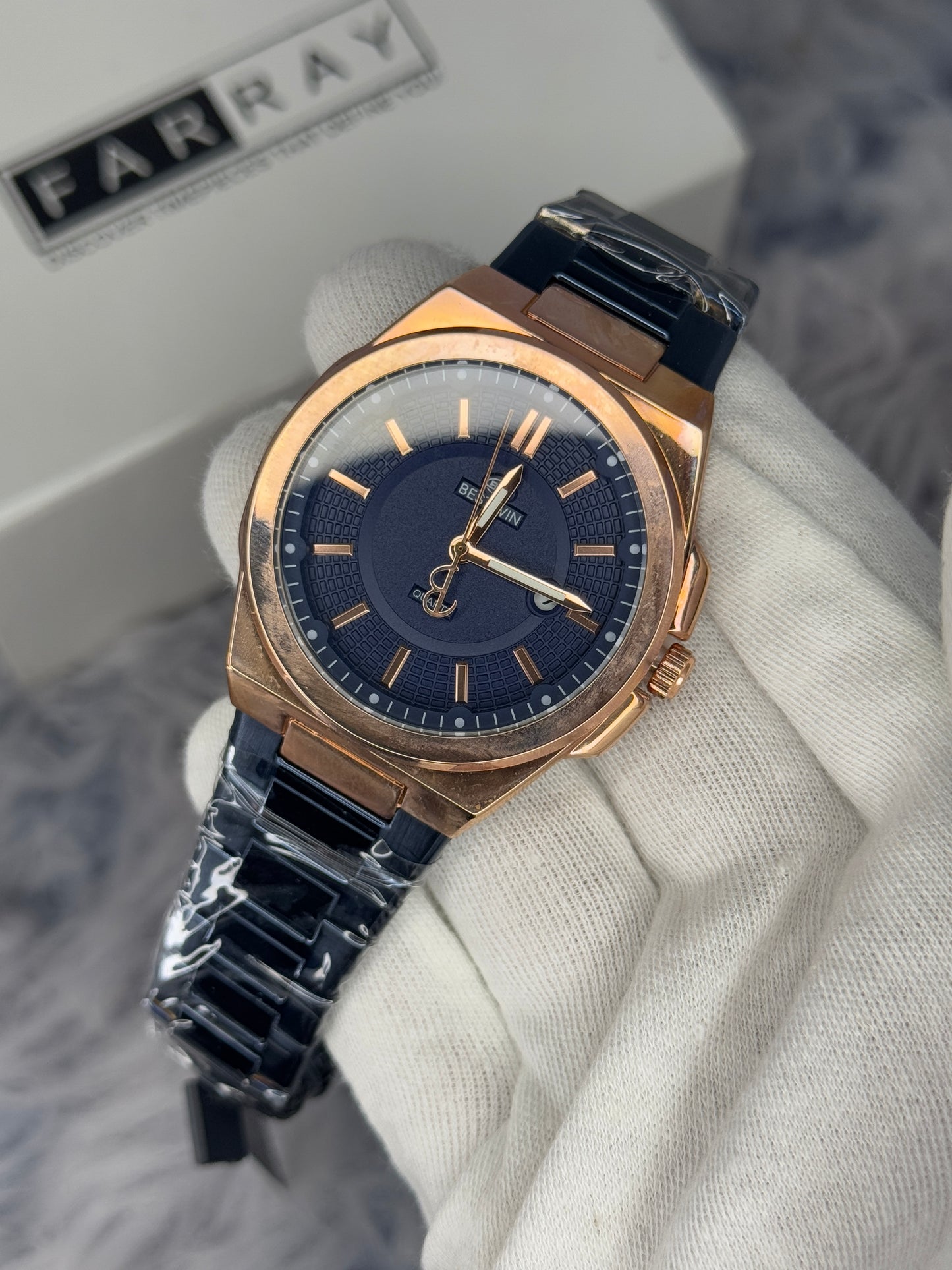 BESTWIN STEEL DATE WATCH