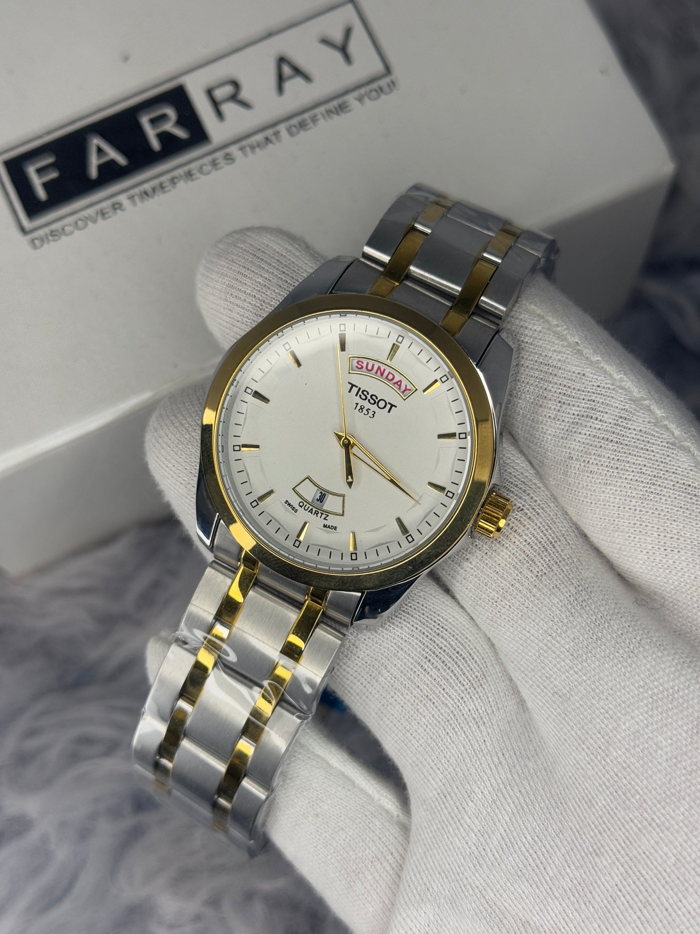 1 Piece Tissot Heavy Chain Watch