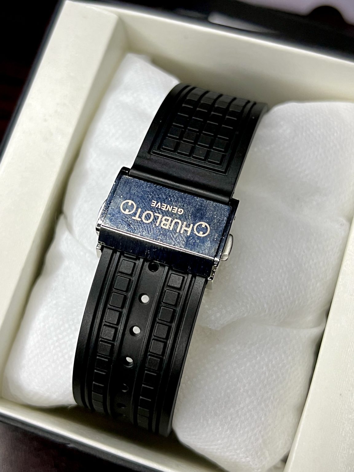 Hublot Square Design Strap Watch