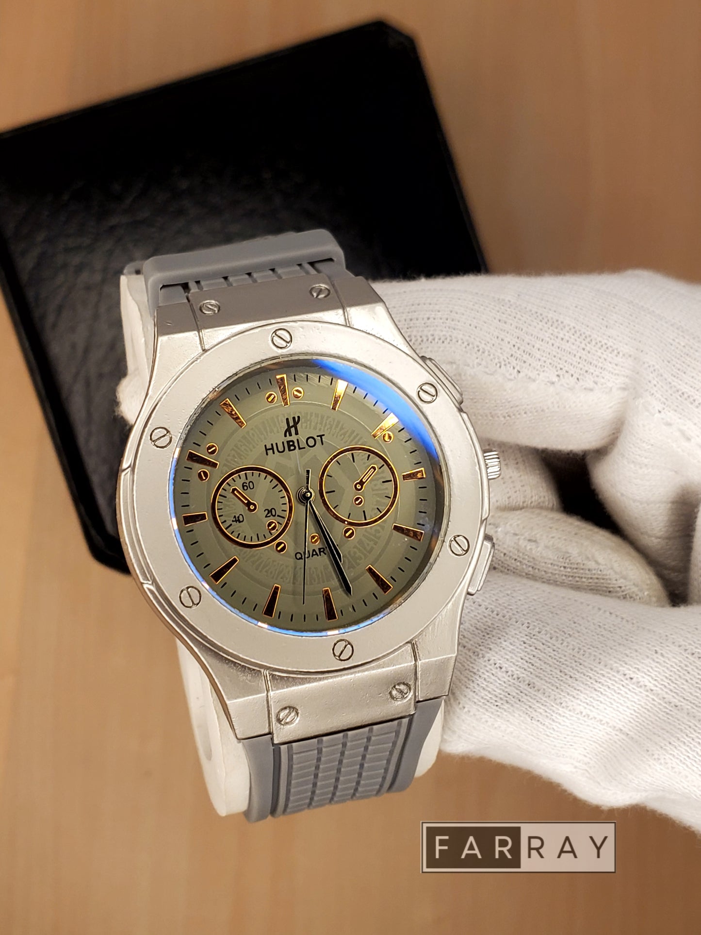 Hublot Geneve Silicone Strap Watch