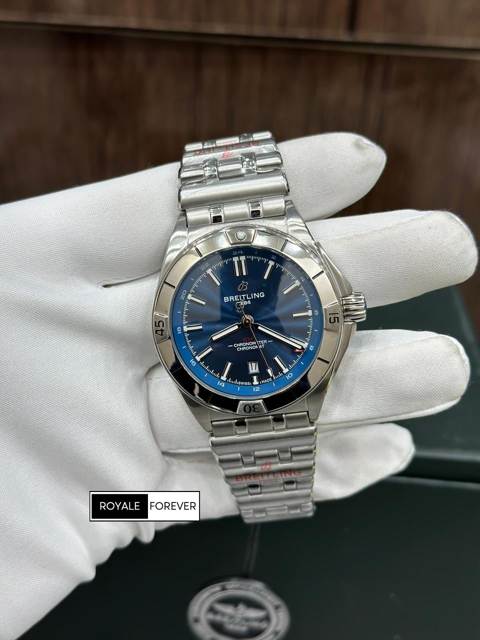 Breitling GMT Chronomat Date Chain Watch