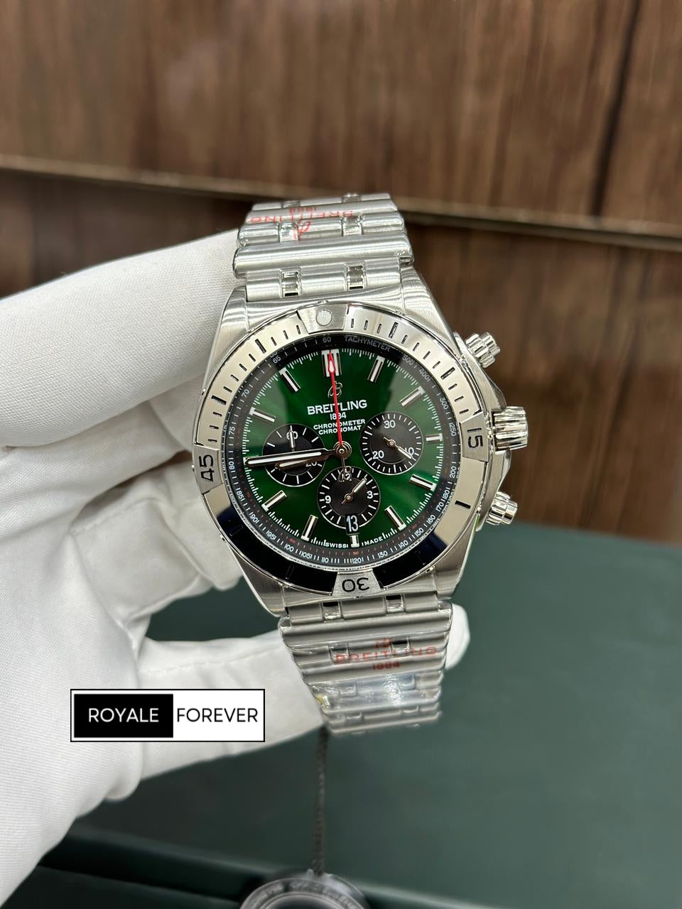 Breitling GMT Chronomat Chronograph Date Watch