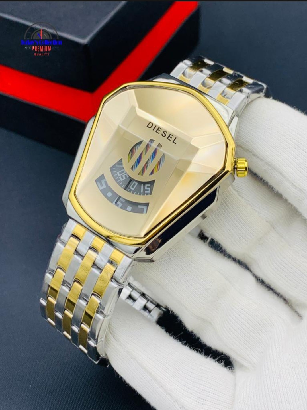 Crystal Glass Watch