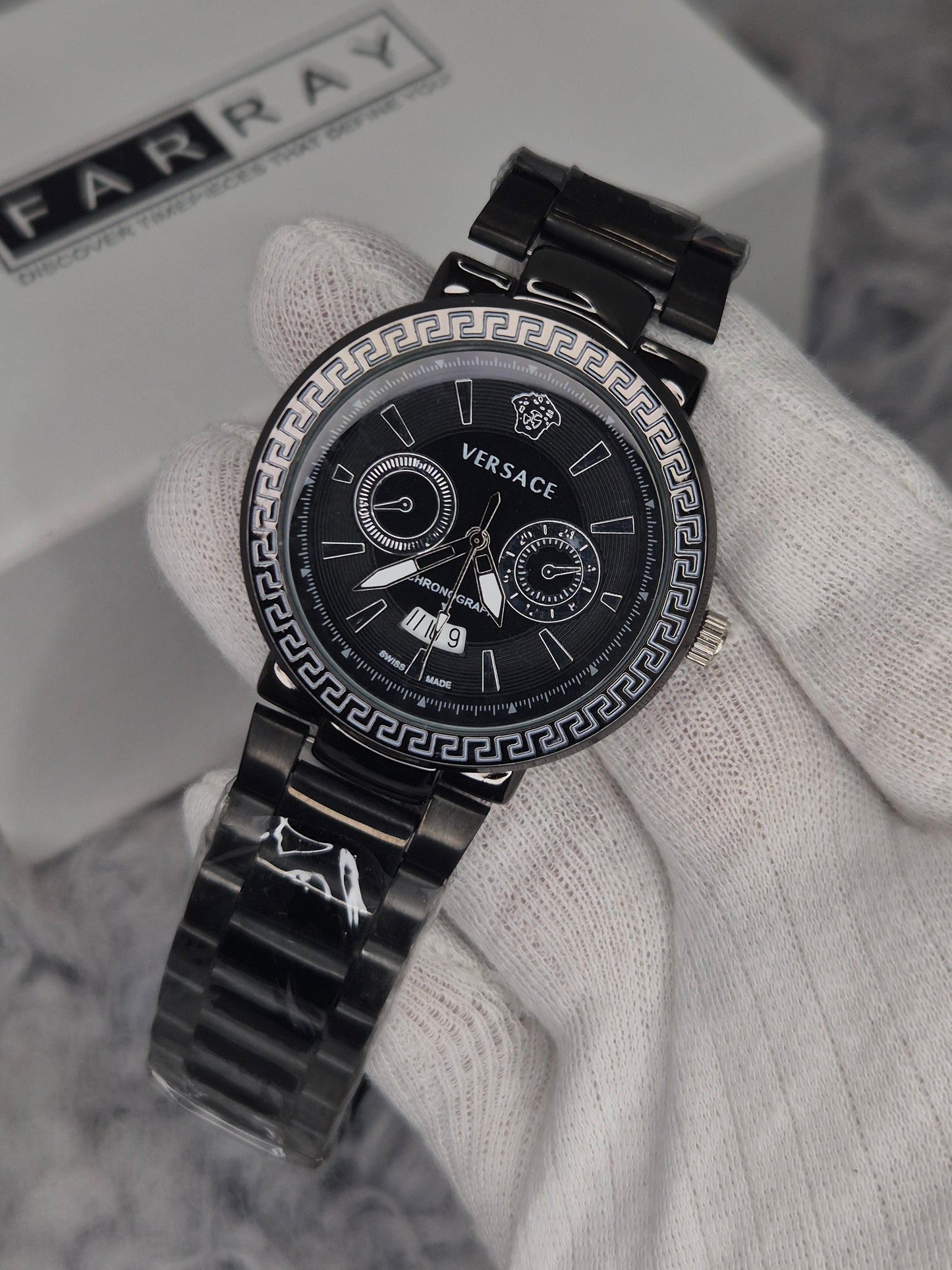Versace Chronographic Design Chain Watch