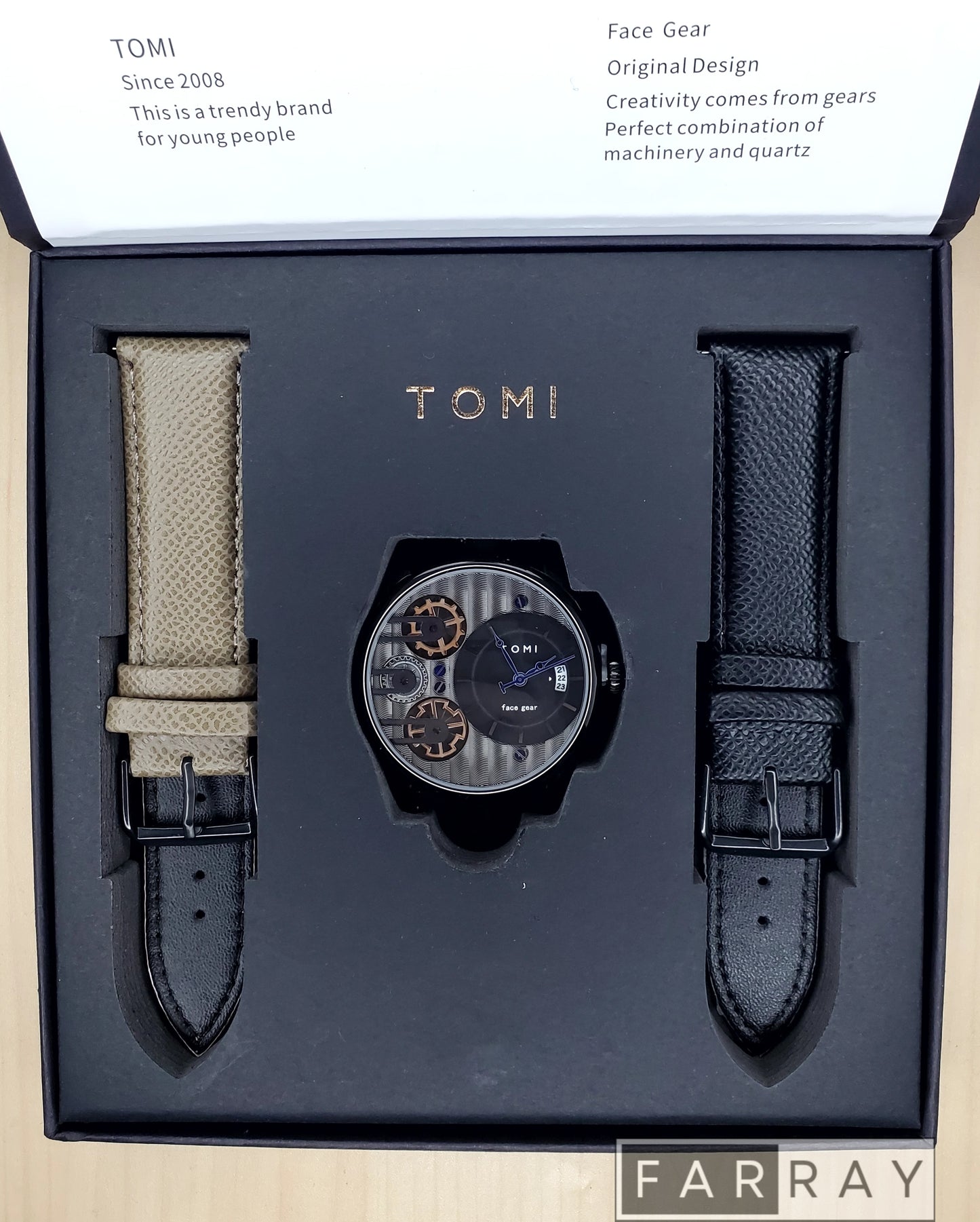 Tomi Face Gear Watch