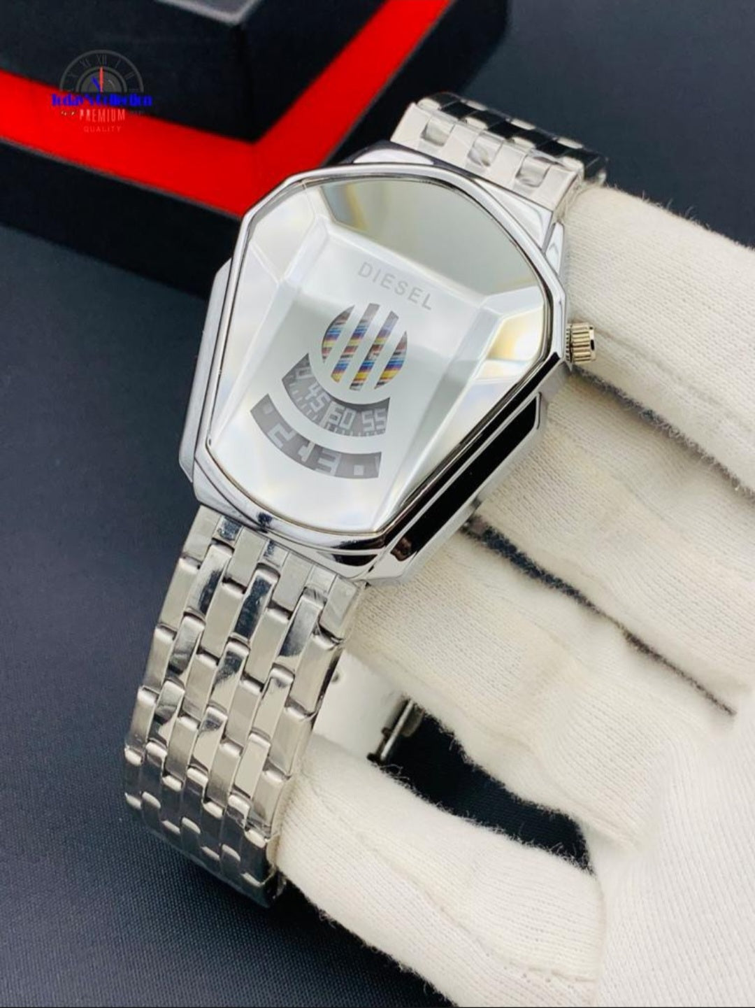 Crystal Glass Watch
