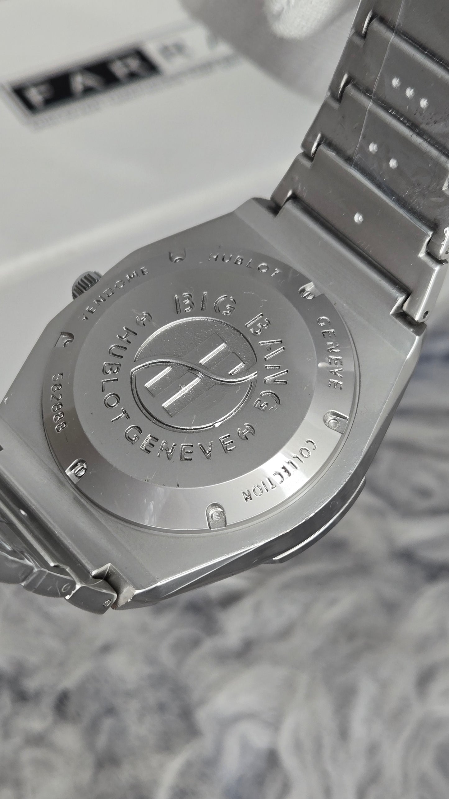 Hublot Diamond Cut Date Watch