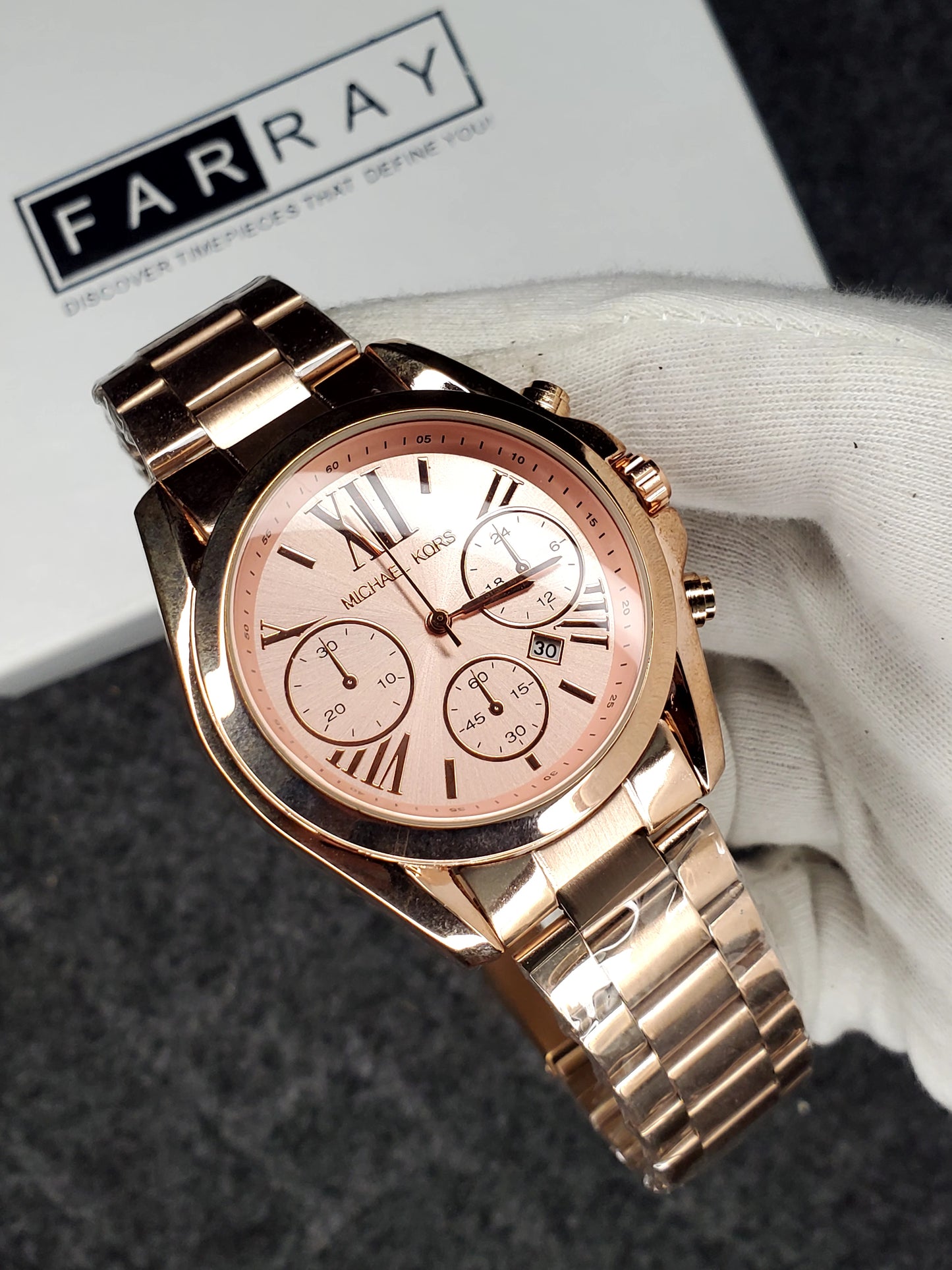MK Chain Date Watch