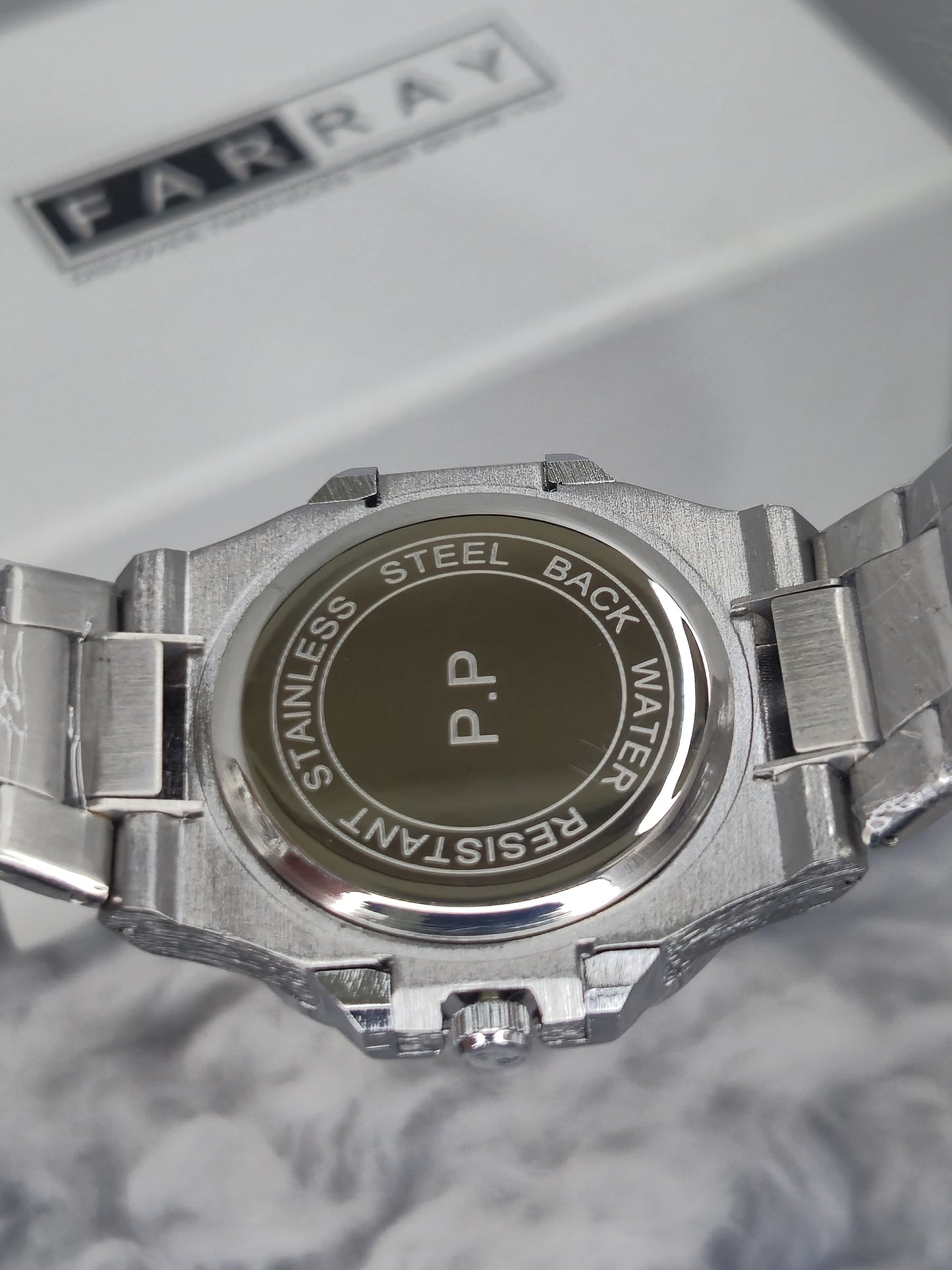 PP Textured Bezel Date Watch