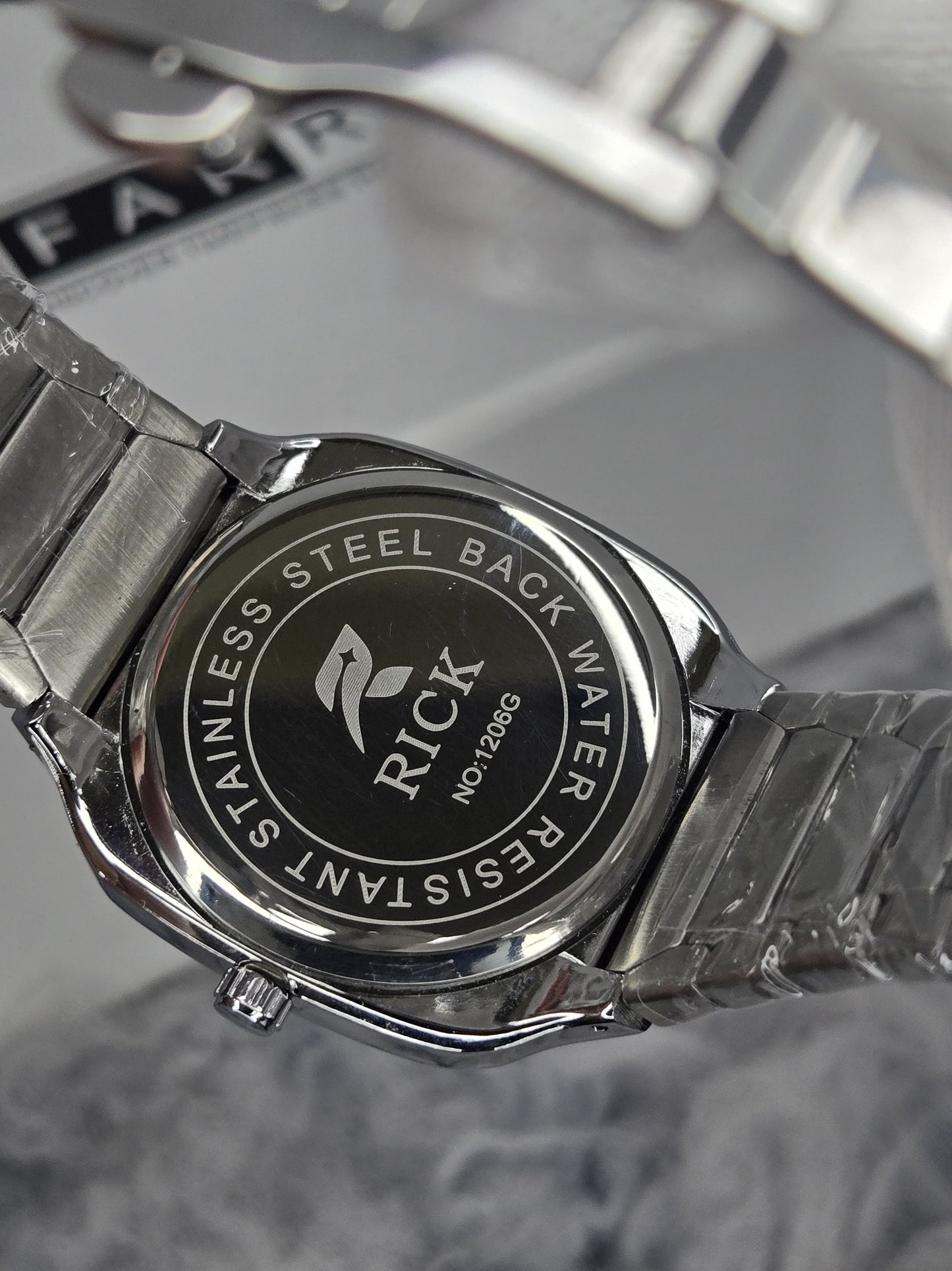 RICK Skeleton Design Date Watch