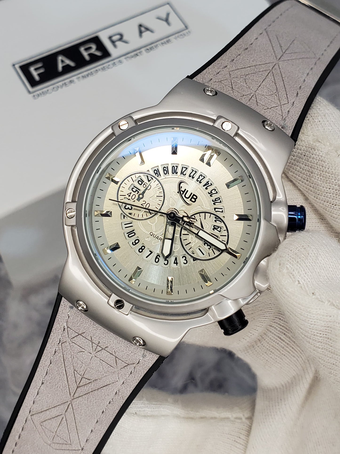 Hublot Dual Button Strap Watch