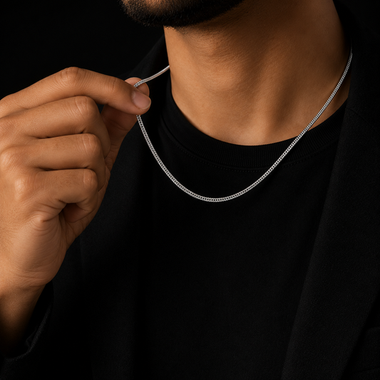 1.5mm Snake Silver Chain