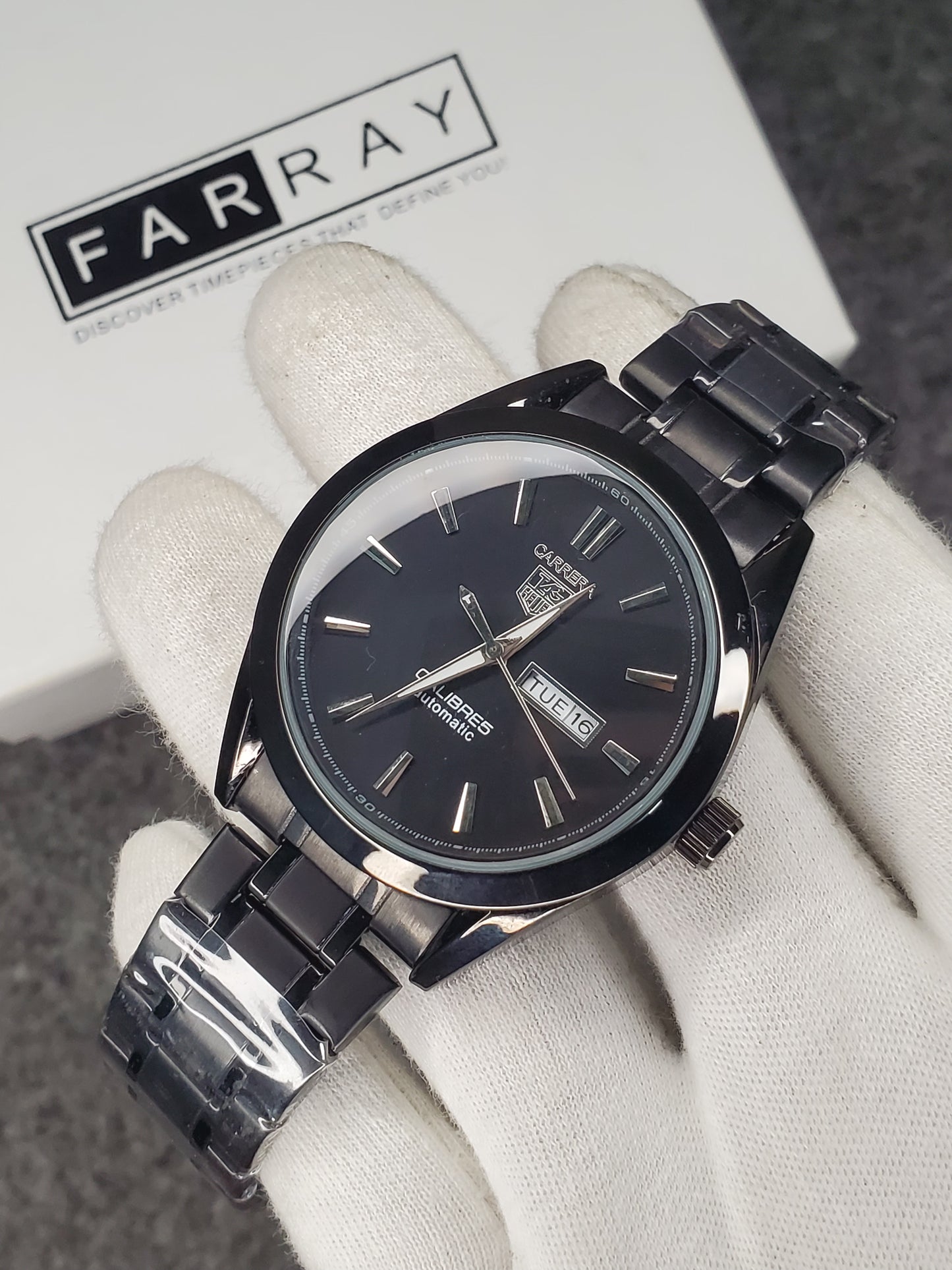 Carrera Calibre 5 Day-Date Chain Watch