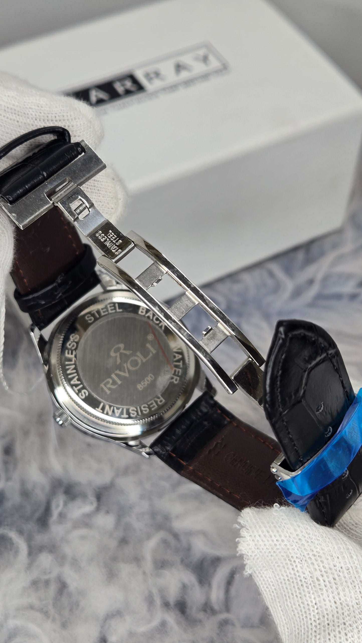 Rivoli Day-Date Strap Watch