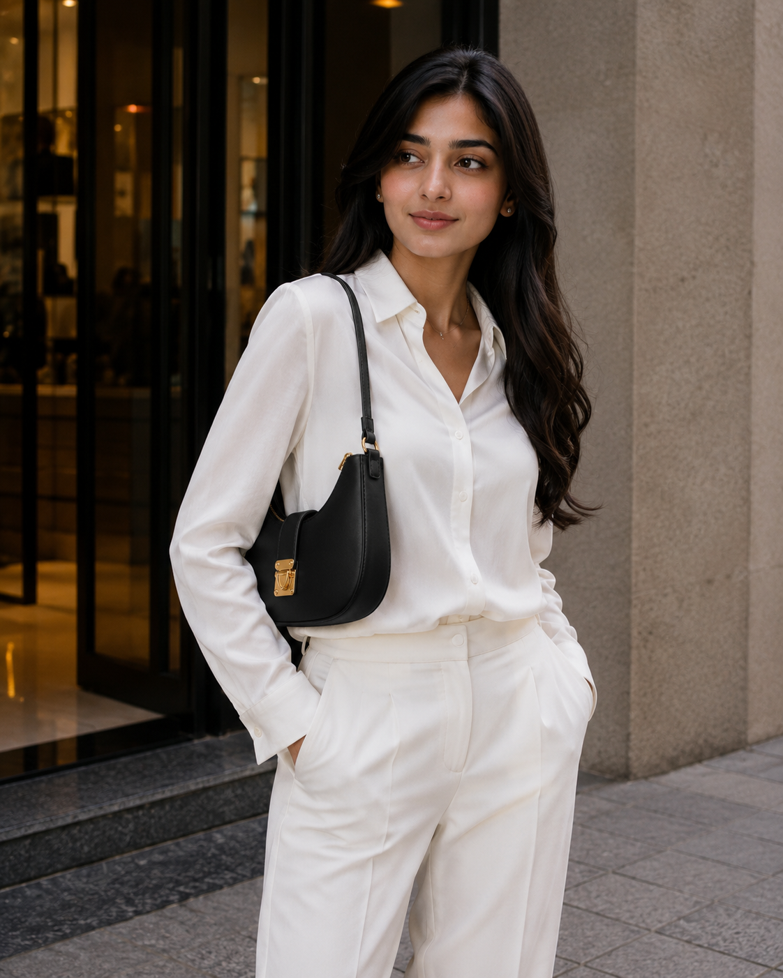 BAGUETTE - Black Sholder Bag