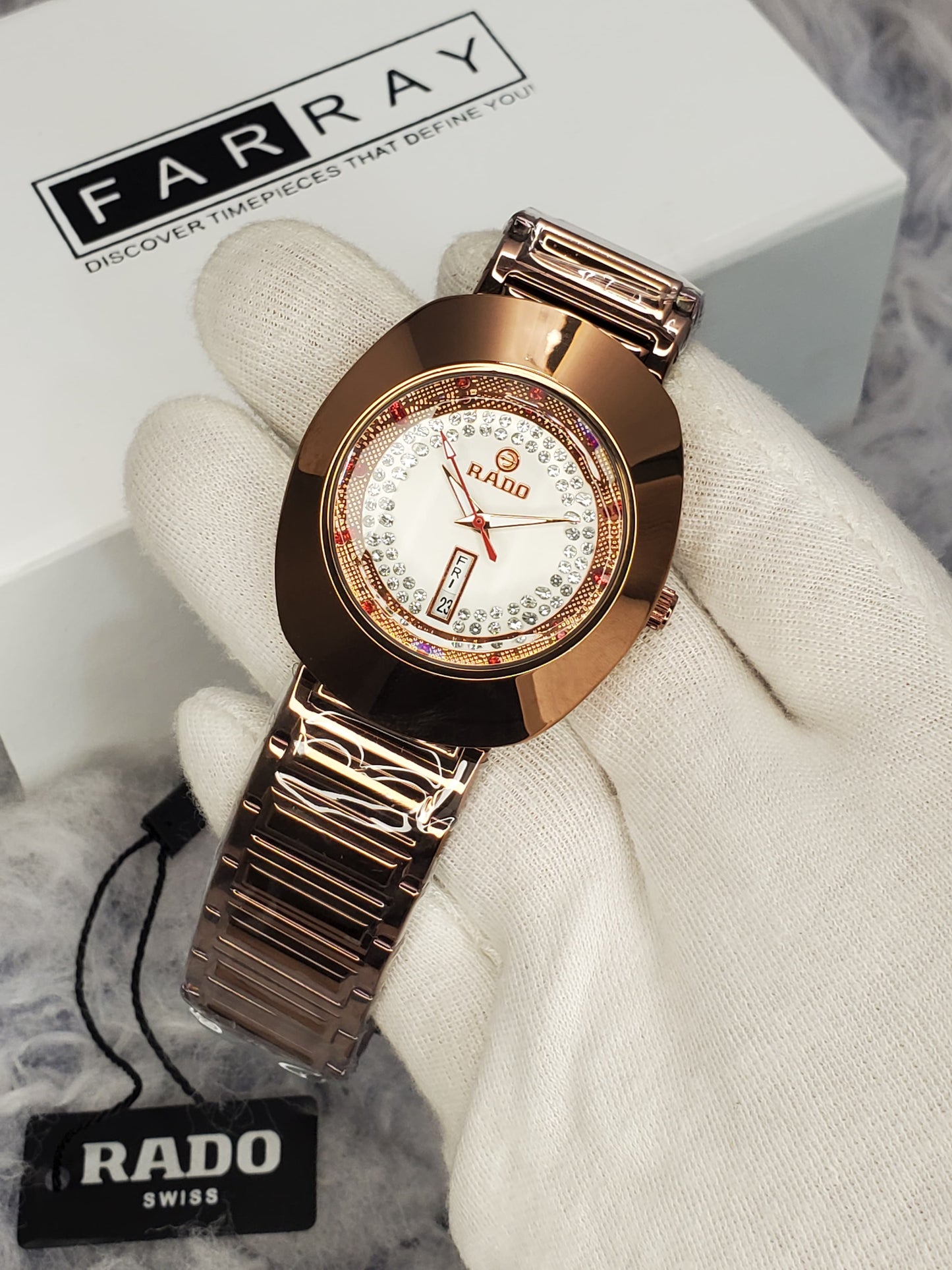 Rado Egg Dial Day-Date Watch