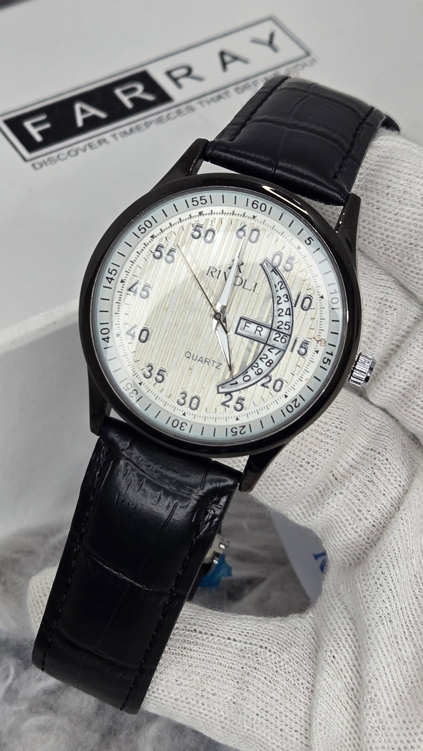 Rivoli Day-Date Strap Watch