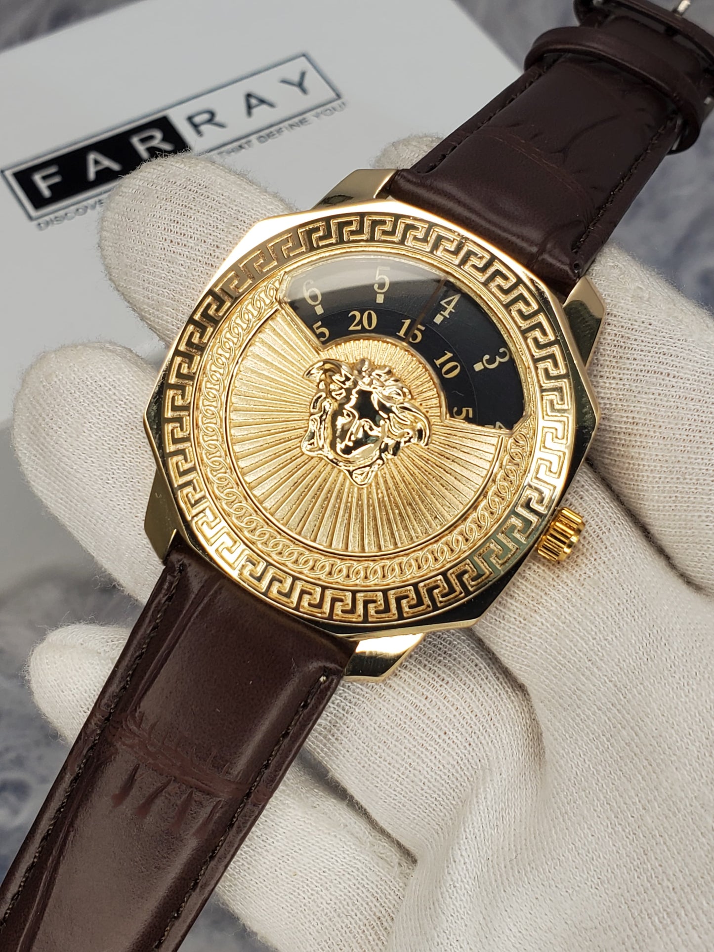 Versace Medusa Strap Watch