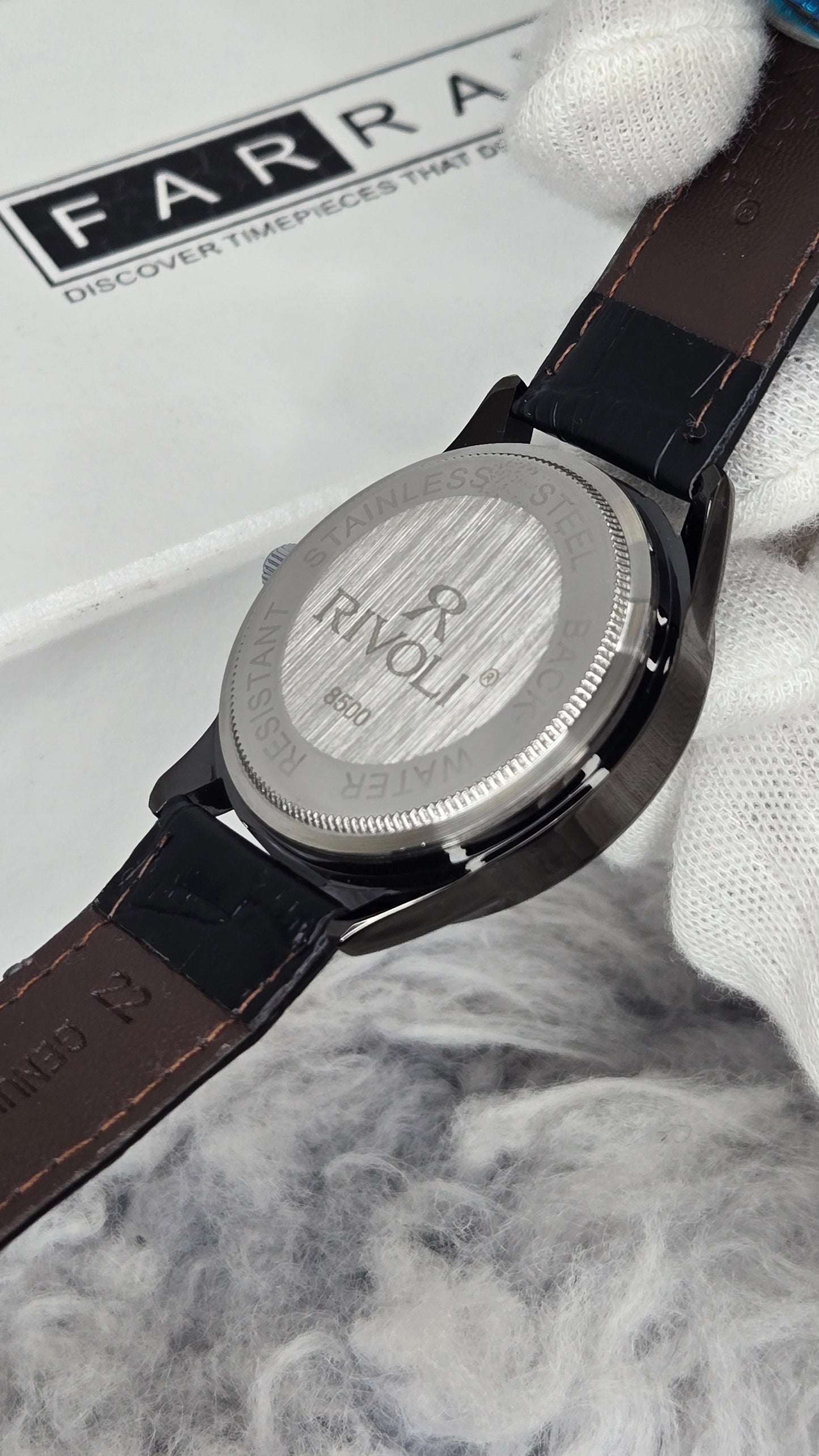 Rivoli Day-Date Strap Watch