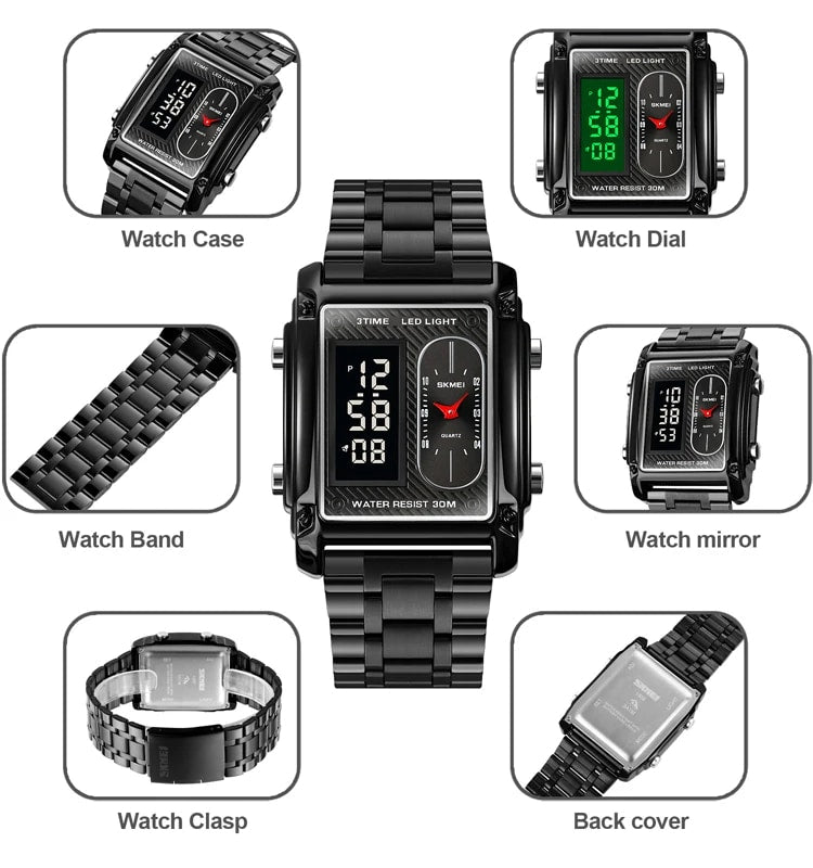 Skmei 1868 Rectangular Watch