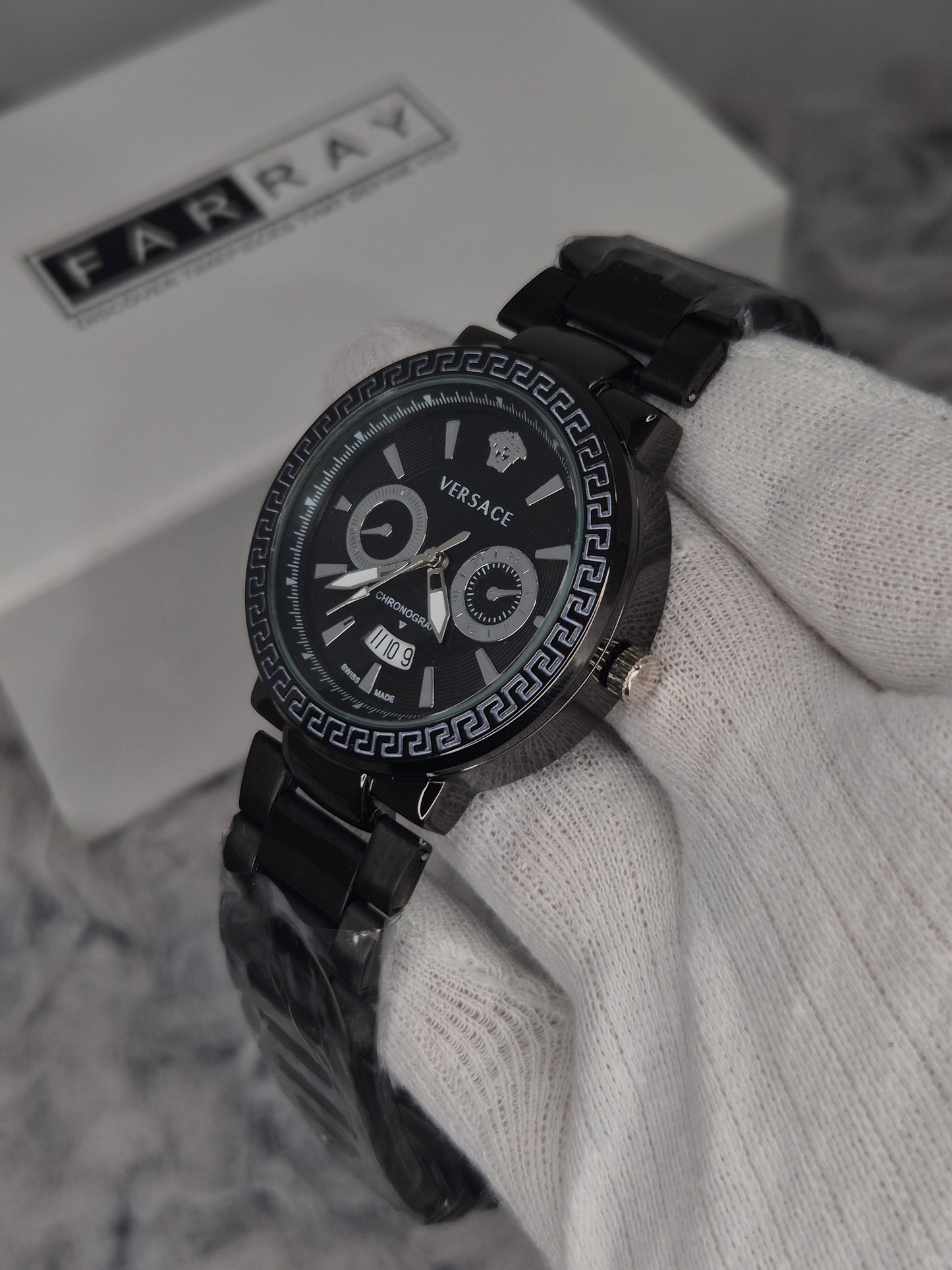 Versace Chronographic Design Chain Watch