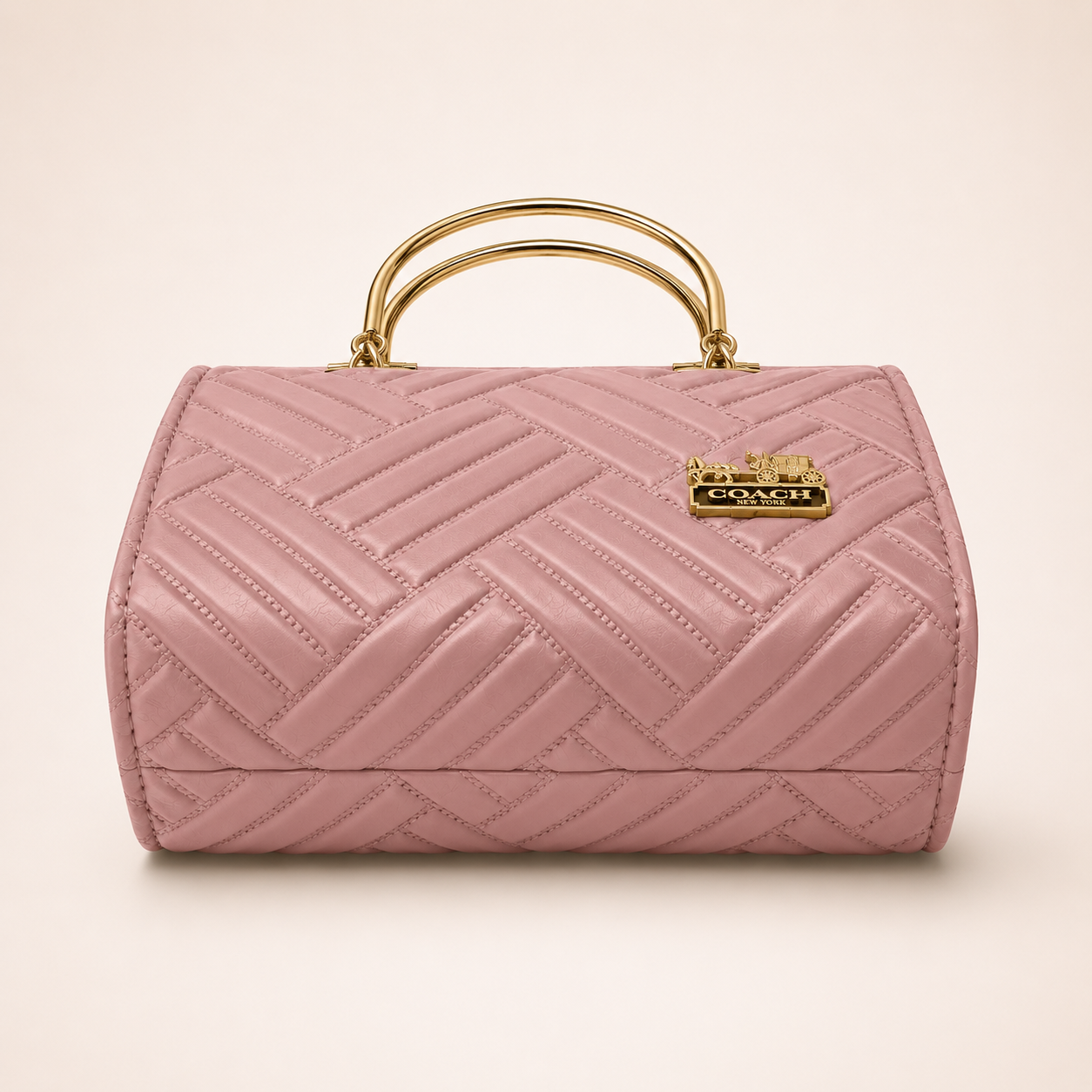 COACH - 2-in-1 Dusty Pink Top Handle Bag