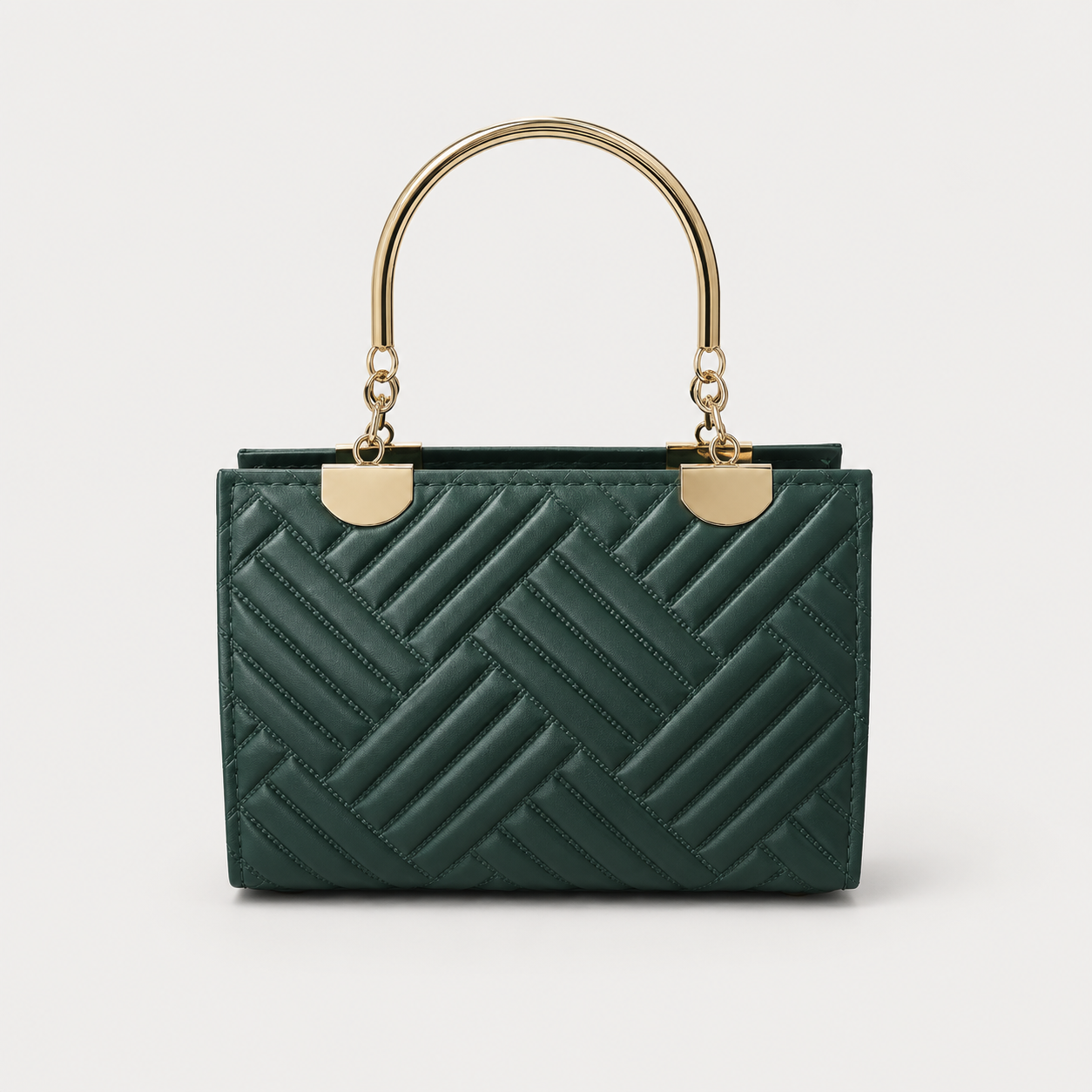 COACH - 2-in-1 Green Top Handle Bag