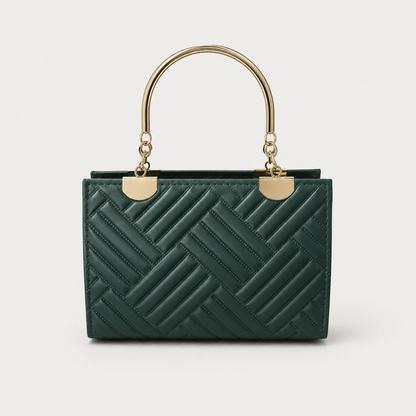 COACH - 2-in-1 Green Top Handle Bag