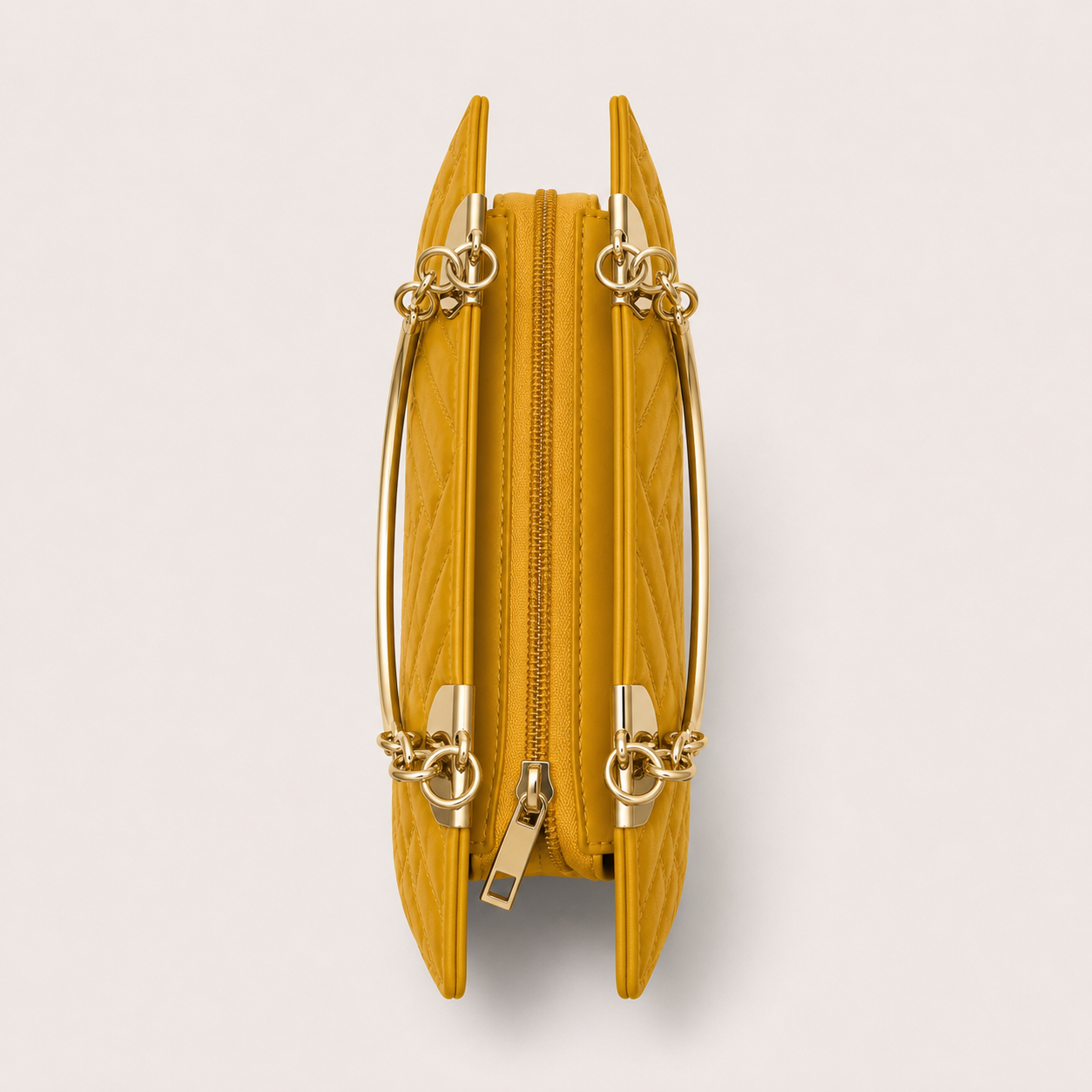 COACH - 2-in-1 Mustard Top Handle Bag