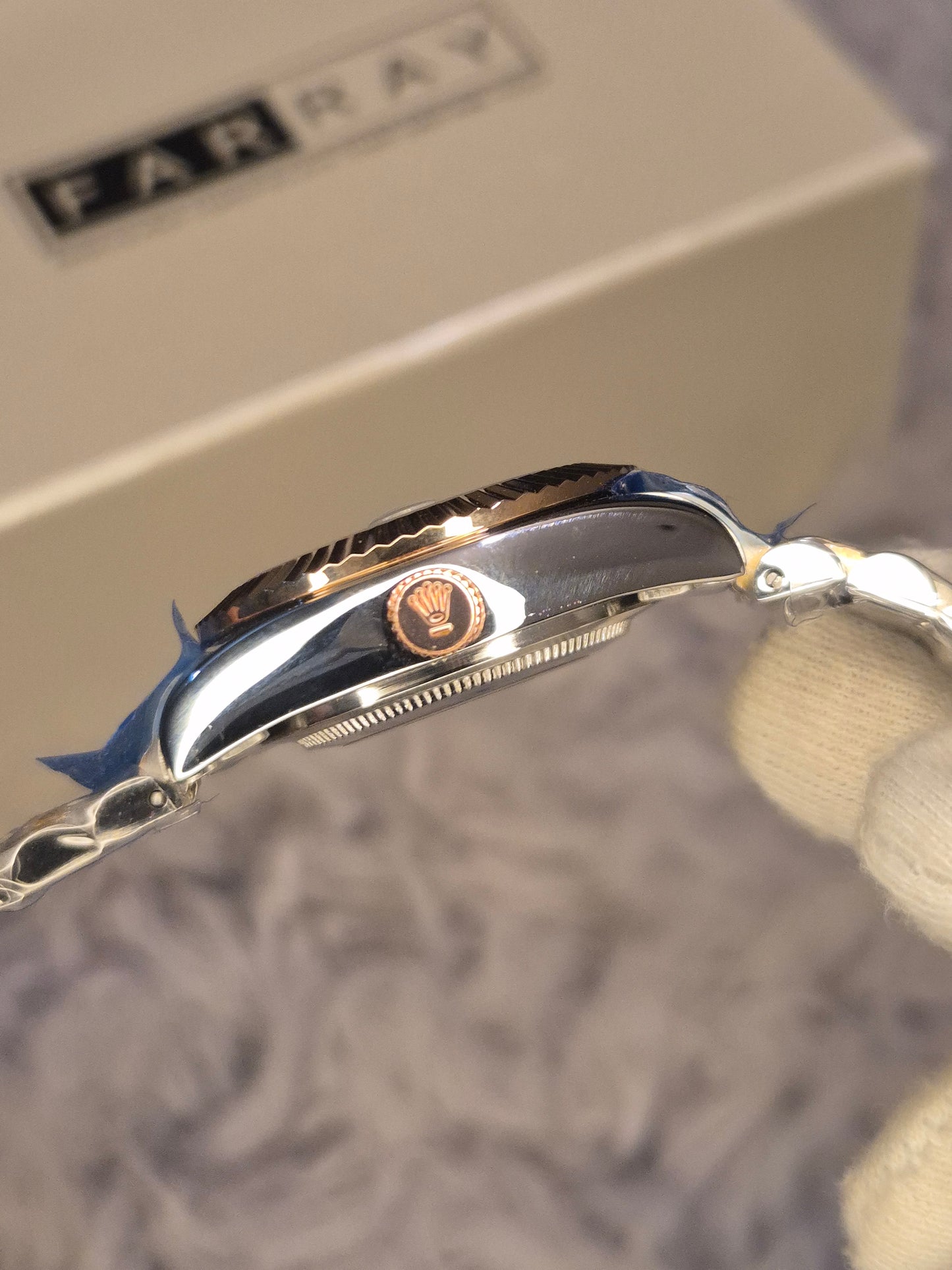 RLX Sky Dweller Women Watch (White)