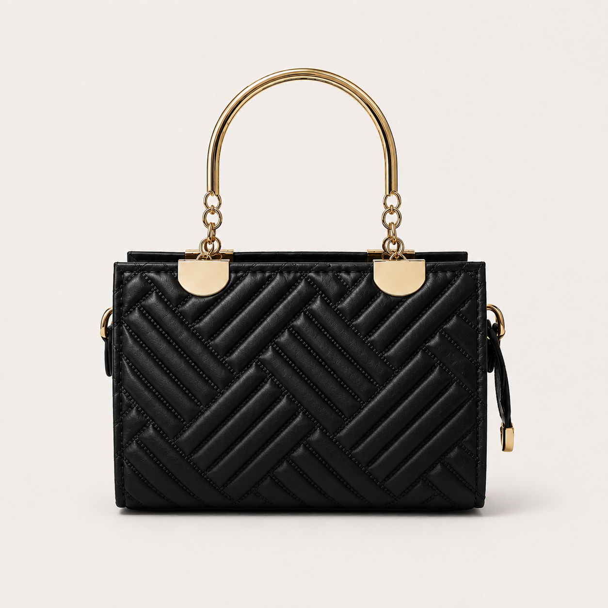 COACH - 2-in-1 Black Top Handle Bag