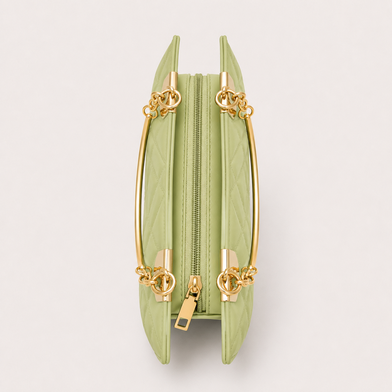 COACH - Grid Pistachio Top Handle Bag