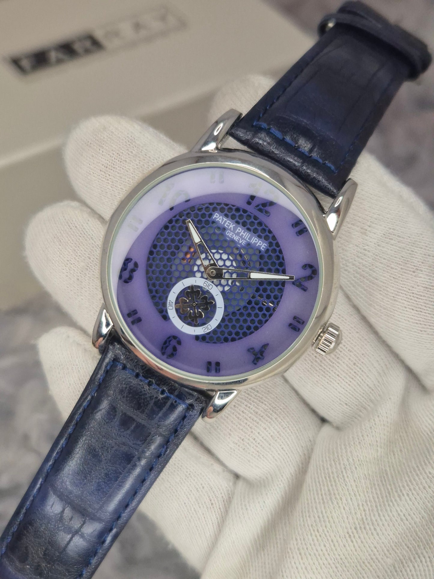 Patek Philippe Mesh Leather Watch