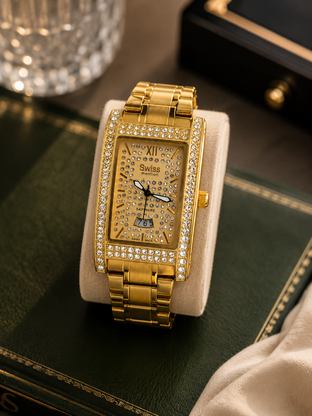 Swiss Iced Chain Watch