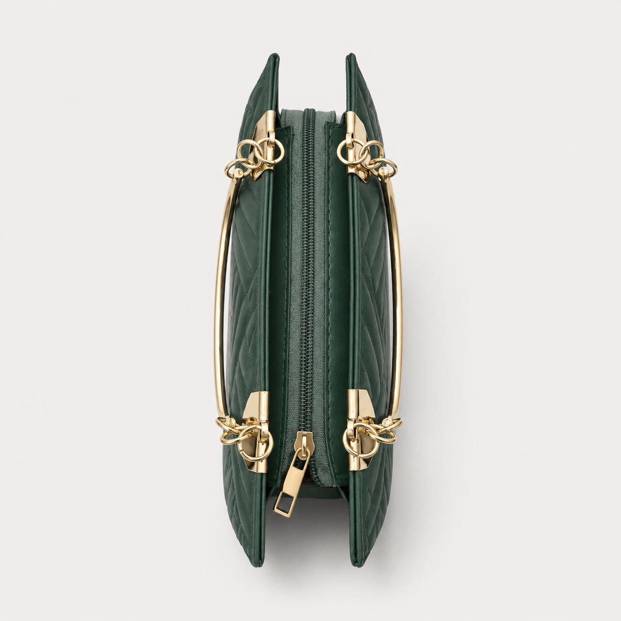 COACH - 2-in-1 Green Top Handle Bag