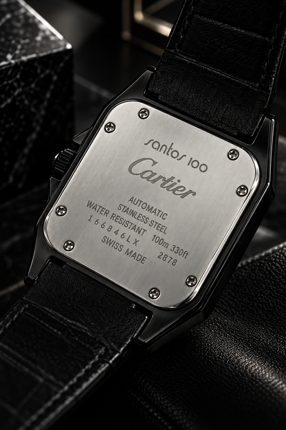 A+ CARTIER - SANTOS STRAP WATCH