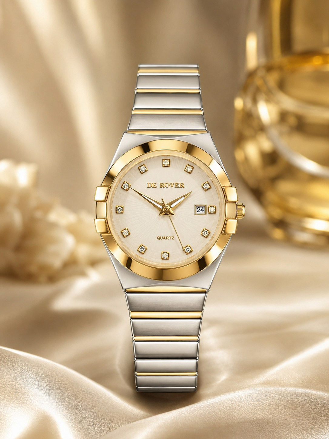 Women Steel Chain Watch