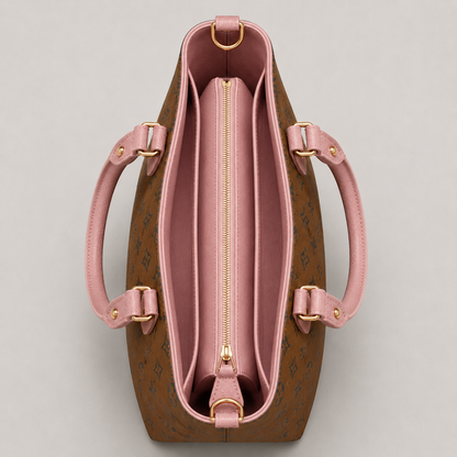 DIOR - 3-in-1 Brown Pink Tote Bag