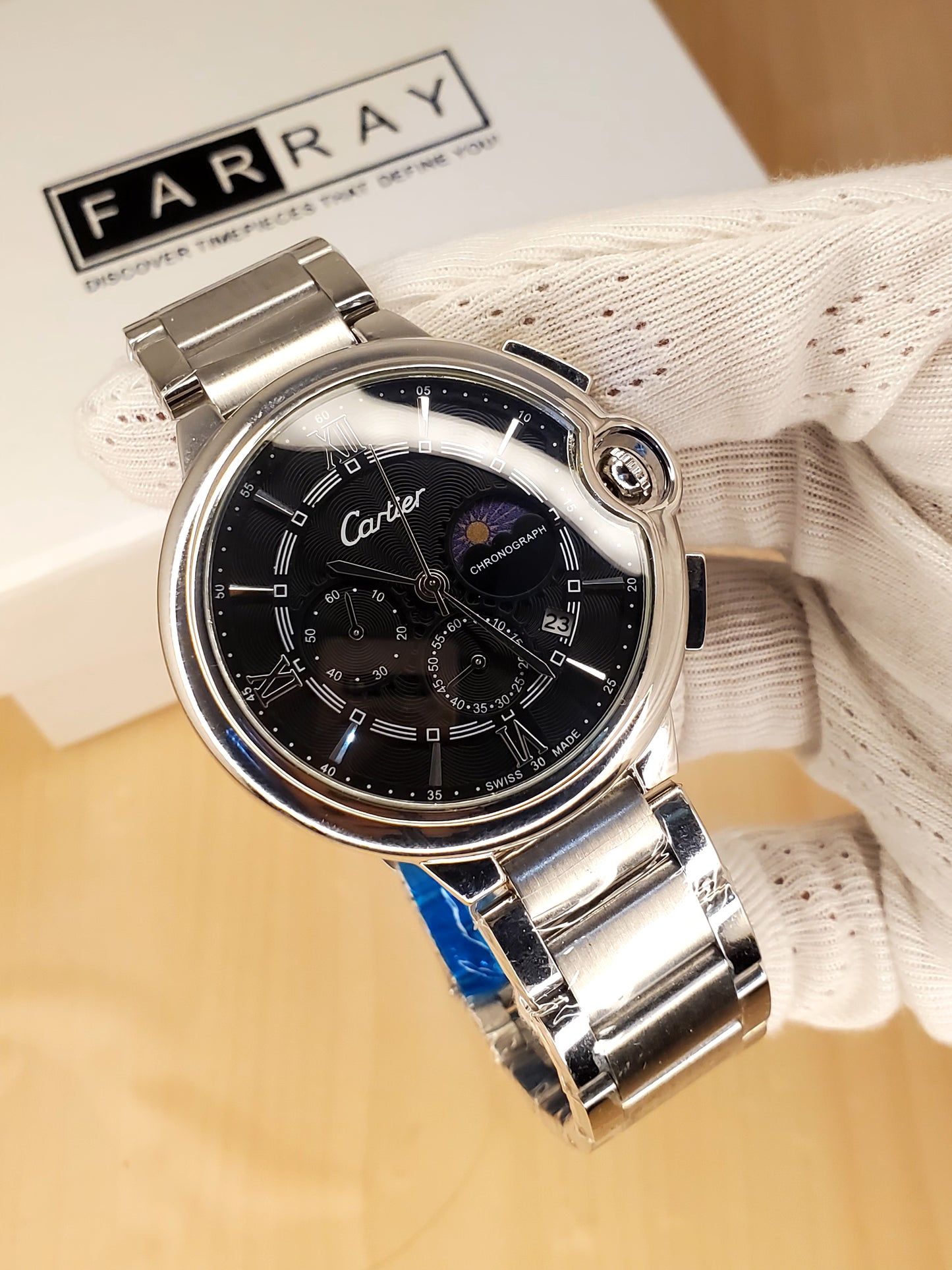 Cartier Premium Chronograph Chain Watch