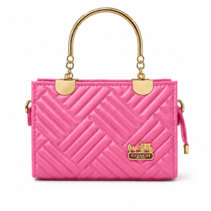 COACH - 2-in-1 Pink Top Handle Bag