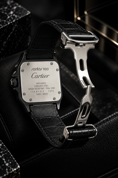 A+ CARTIER - SANTOS STRAP WATCH