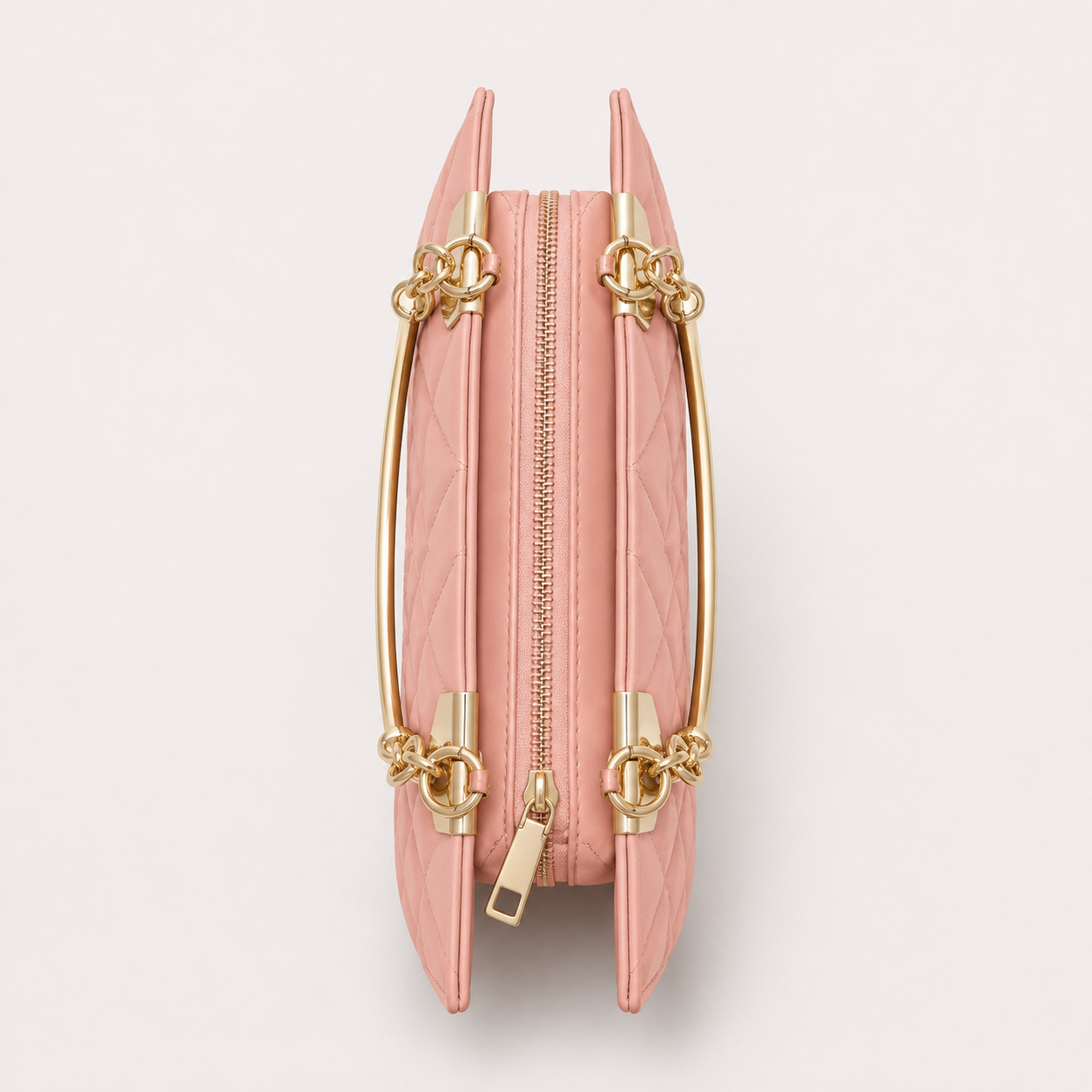 COACH - Grid Pink Top Handle Bag