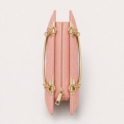COACH - Grid Pink Top Handle Bag