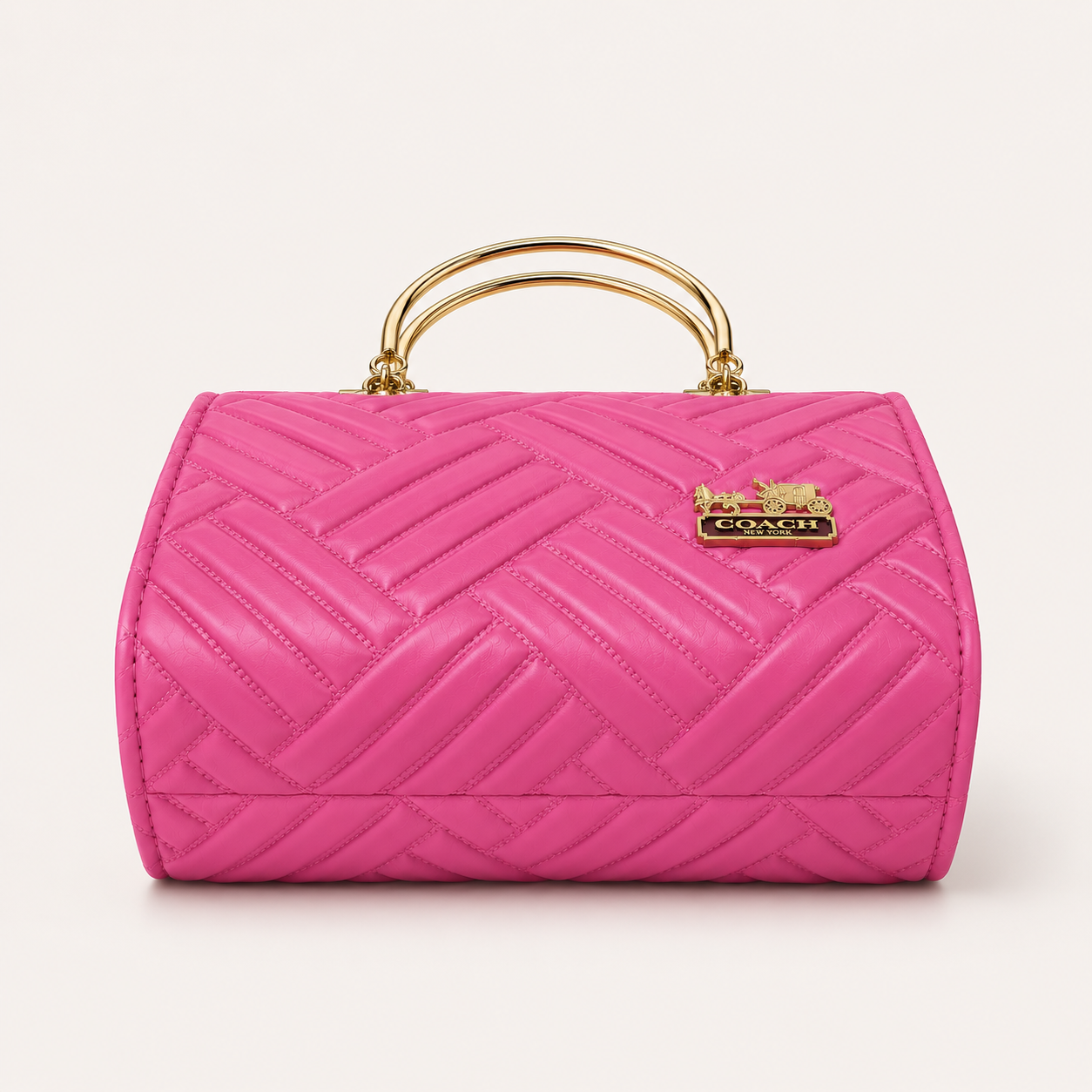 COACH - 2-in-1 Pink Top Handle Bag