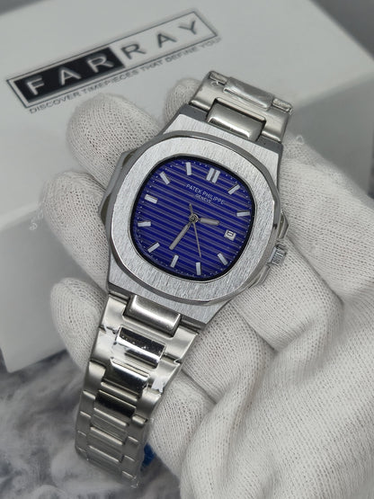 PP Textured Bezel Date Watch