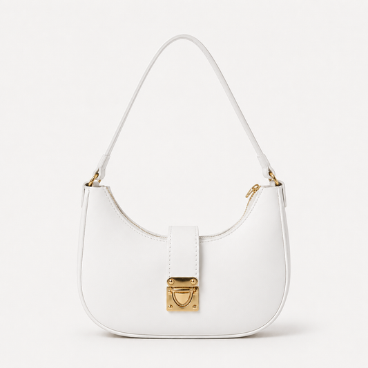 BAGUETTE - White Sholder Bag