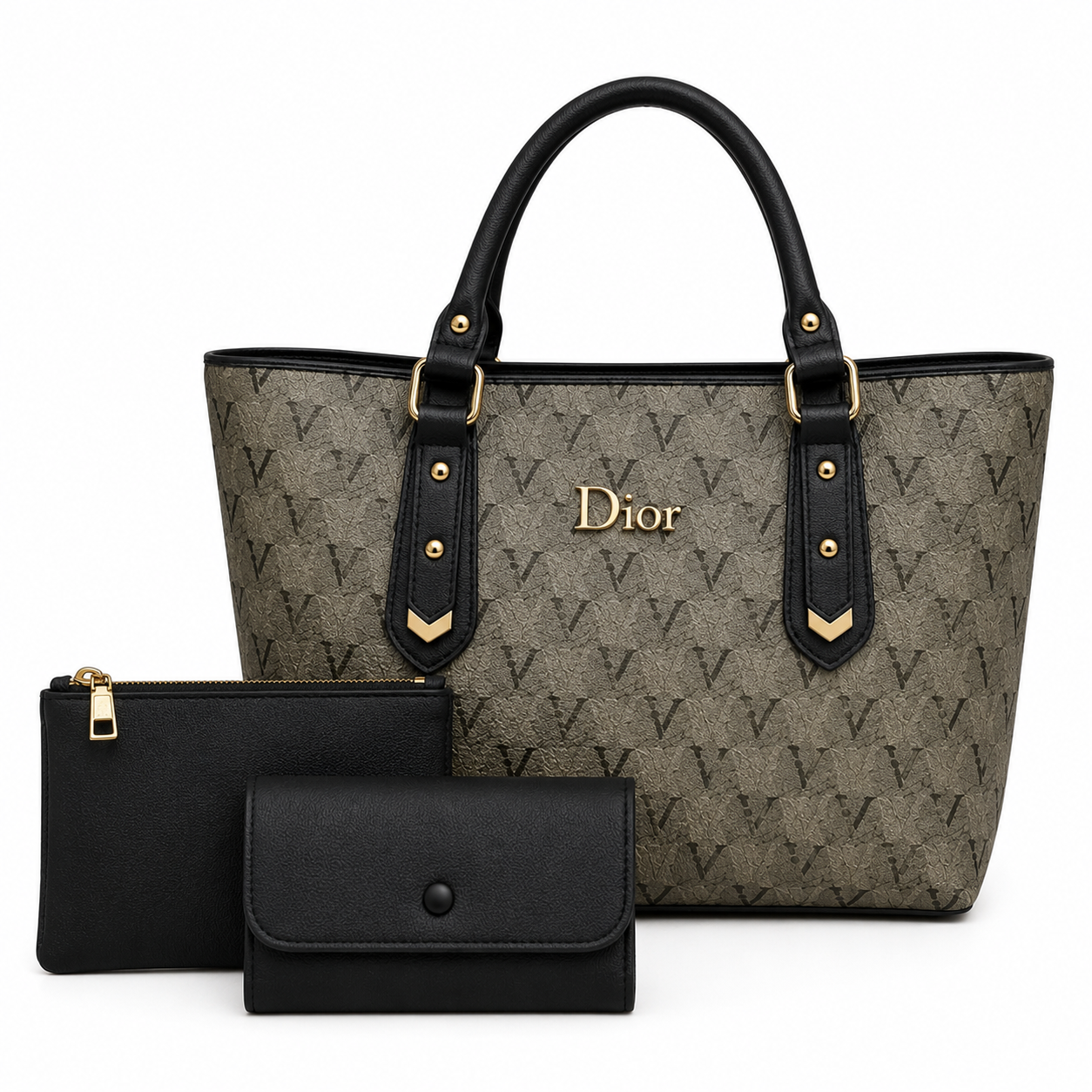 DIOR - 3-in-1 Black Tote Bag