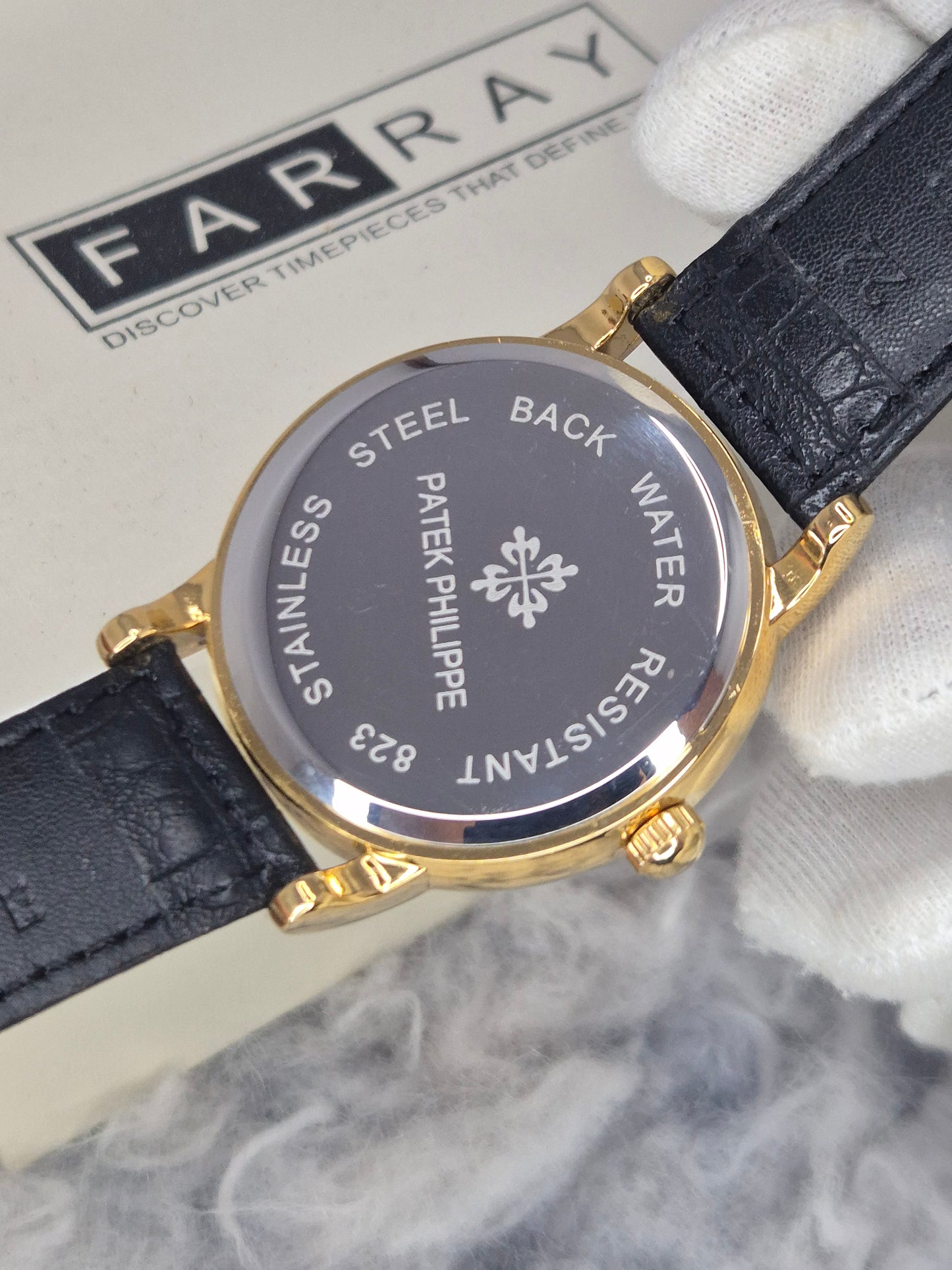 Patek Philippe Mesh Leather Watch